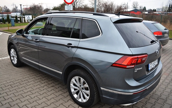 Volkswagen Tiguan Allspace cena 83900 przebieg: 154900, rok produkcji 2017 z Łazy małe 326